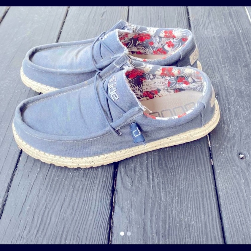 Shoes size 11 blueish grey